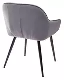 фото 1 Стул BREEZE BLUVEL-14 GREY, велюр / черный каркас М-City на profcook.ru