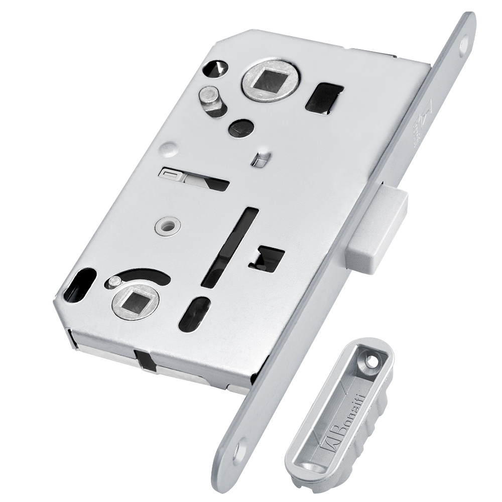 Замок магнитный Бонаити WC B-FORTY N62 с отв. пл. F45, цвет хром матовый (гарантия - 12 месяцев)