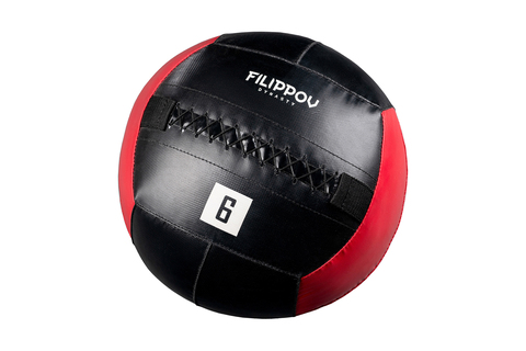 Медболы Filippov 9кг/⌀35см, красный