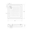 Cezares TRAY-A-15-W TRAY-A-A-95-15-W Акриловый поддон