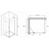 Abber Zart AG08120-S71 Душевой уголок, 120x70x195, цвет: хром