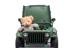 Jeep Willys mini (Полноприводный) с дистанционным управлением