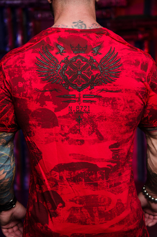 Xtreme Couture | Футболка мужская MAGNET X1844I от Affliction принт на спине
