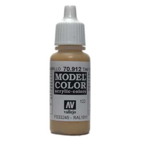 Model Color Tan Yellow 17 ml.