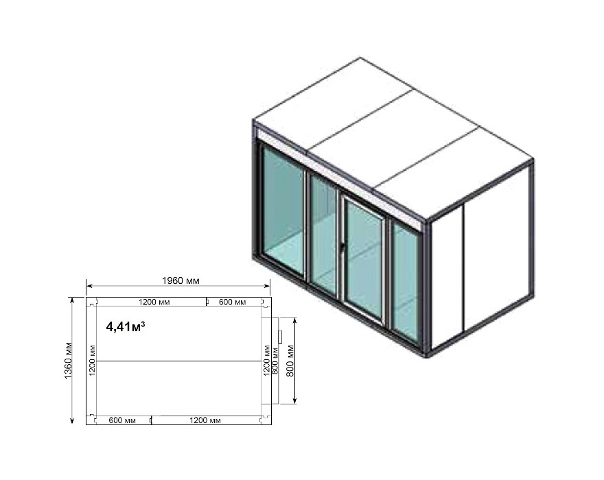 75. холодильная камера polair кхн-9,0. 41. холодильная камера 4 41.