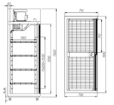 фото 2 Шкаф холодильный POLUS Carboma R1400К INOX на profcook.ru