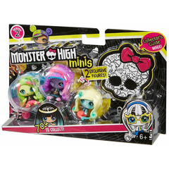 Минис 2 Серия Набор из 3-х фигурок: Ари Под Напряжением, Венера Фруктовая, Лагуна Блю Русалка