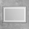 BelBagno SPC-KRAFT-1200-800-LED-TCH-WARM Зеркало в алюминиевой раме со встроенным светильником, сенсорным выключателем и подогревом, SPC-KRAFT-1200-800-LED-TCH-WARM, 1200x32x800 мм