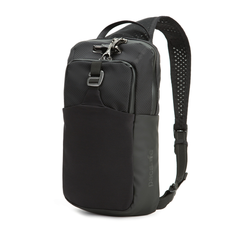 Картинка рюкзак однолямочный Pacsafe Venturesafe X sling pack Темно-синий - 3