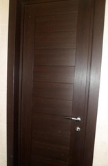 Межкомнатная дверь Браво-21 Wenge Melinga без стекла, ТМ Браво