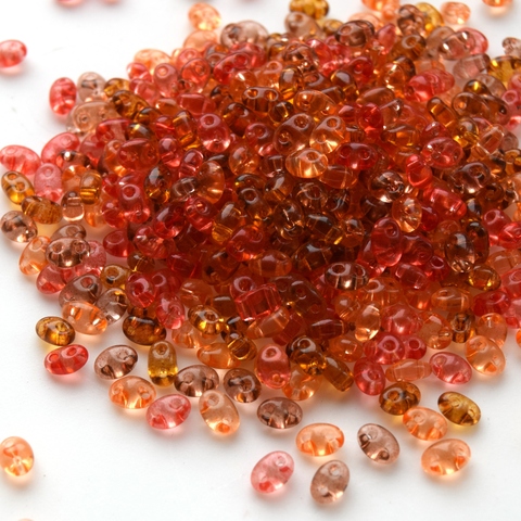 Бисер Twin Микс №39 янтарный