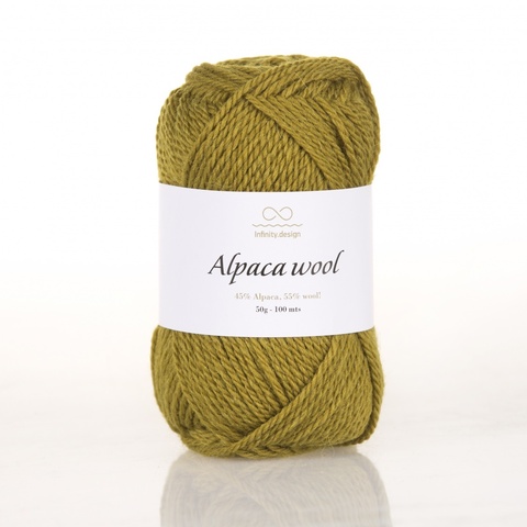 Пряжа Infinity Alpaca Wool 2035 охра