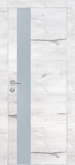 Дверь PX-10 AL кромка с 4-х ст. / Цвет Дуб арктик / Лунный мателак / Двери PROFILO PORTE