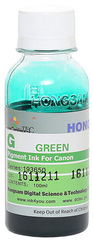 Чернила Dctec для Canon Pixma PRO, пигментные зеленые (Green), 100 мл (Серия 193650)
