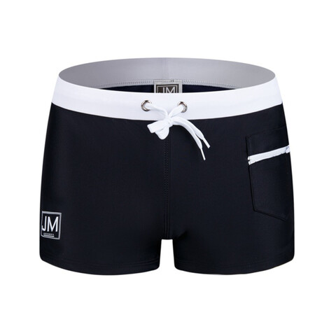 Мужские плавки боксеры черные JOCKMAIL JM702-2