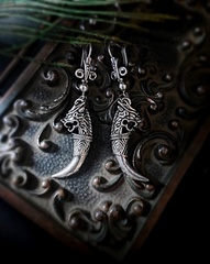 Серьги "Коготь дракона "