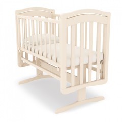 Кровать детская Л-2003-1м "Лили" маятник поперечный (слоновая кость)