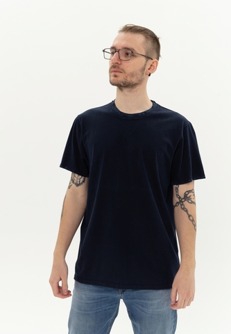 Футболка Bowery NYC однотонная Heavy Destroyed Space