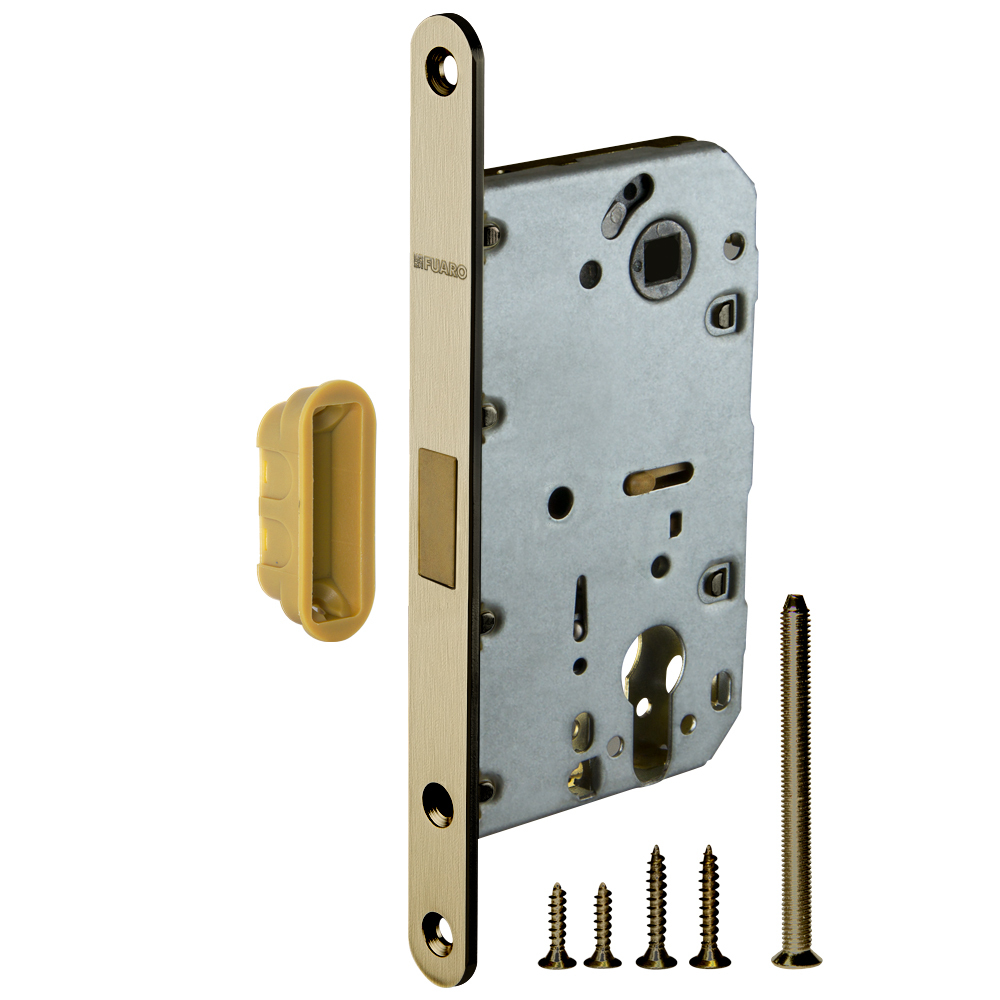 Замок под цилиндр магнитный Фуаро MAGNM85C-50 (M85C-50) AB, цвет бронза (гарантия - 12 месяцев)