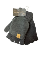 Варежки-перчатки.Без пальцев. Мужские. Материал верха: Текстильные. Подклад: Шерсть. 12 шт в упаковке.