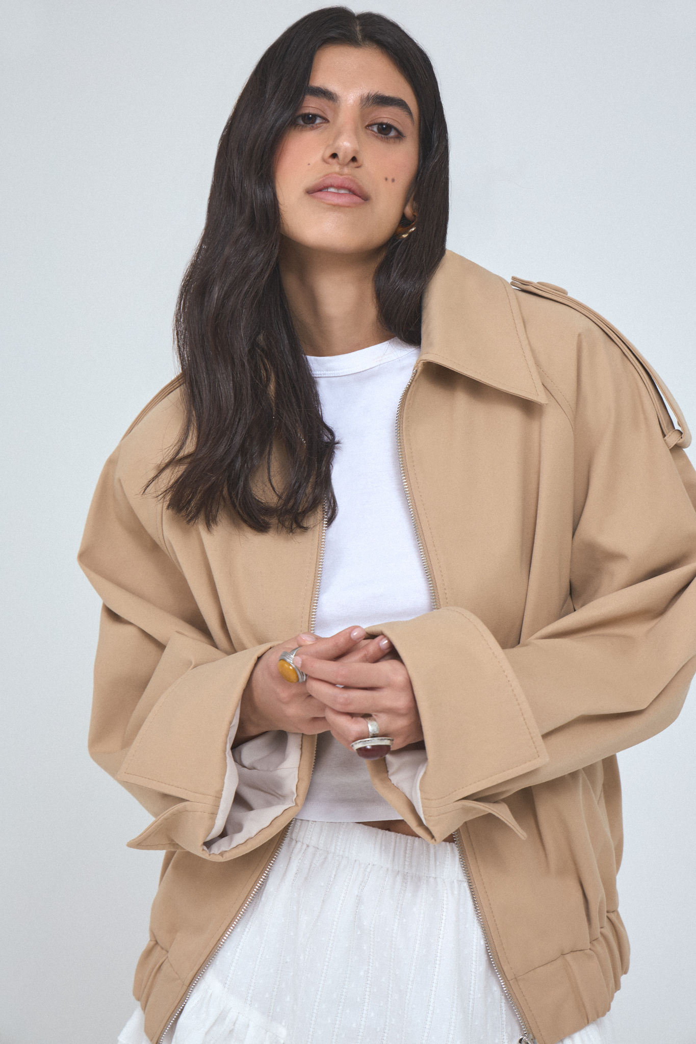 Куртка из плащевой ткани с рукавом реглан 19999₽