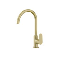 Aquatek AQ1282BG AQ1282BG ОБЕРОН смеситель для кухни, шлиф. золото фото
