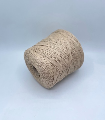 Бобинная пряжа (пр.Италия), art.Cotone, 400м/100 гр. 100%Хлопок, цвет-Овес , арт.34856