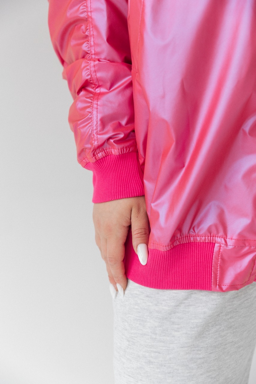 Куртка-бомбер, розовый