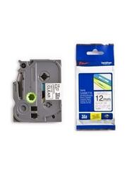 Наклейка ламинированная Brother TZ-EM31 - 12 мм черный /прозрачный матовый