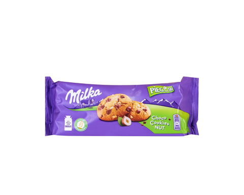 Печенье Милка с шокол и орехами 135г, шт