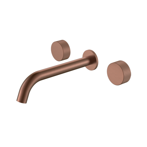 Boheme 152-2-BRB.3 Смеситель из стены STICK LINEA на 3 отв. BRUSHED BRONZE