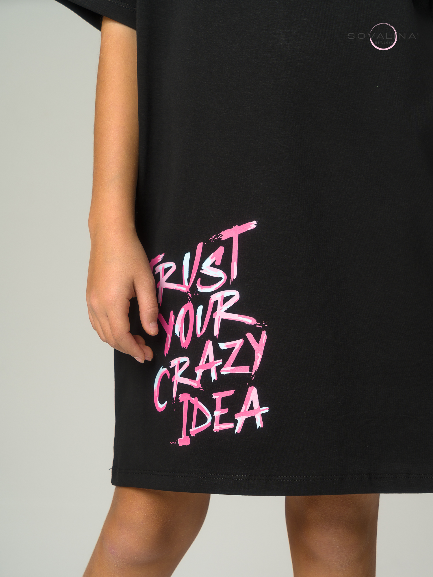 Платье Teen черный Trast