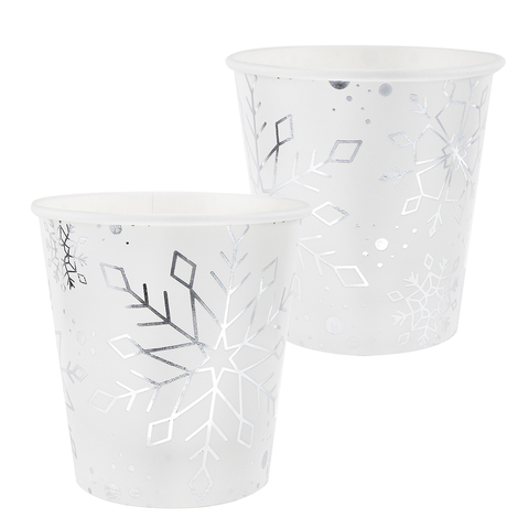 Стаканы, Снежинки, 250 мл, 6 шт.