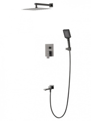 WONZON & WOGHAND CUBE 2.0 WW-88939068-BGM Душевая система встраиваемая, темный графит фото