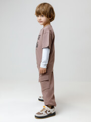 фуфайка  для мальчика  КР 302917/капучино 1312 к638