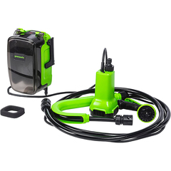 Насос для полива из бочки Greenworks G24SWP 24V аккумуляторный, без АКБ и ЗУ