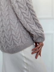 Мастер-класс по вязанию спицами джемпера 