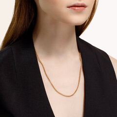 93080003 - Цепь из золочёного серебра 925 пробы плетение ролло