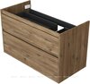 Aquanet 365928 Тумба с раковиной Nova Lite 2.0 90 R 2 ящ. цв. дуб рустикальный (365928)