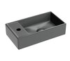 Ceramica Nova Element CN6051RMDH Умывальник подвесной прямоугольный (чаша справа, отверстие под смеситель слева), 41.7x21.7, цвет: темный антрацит матовый