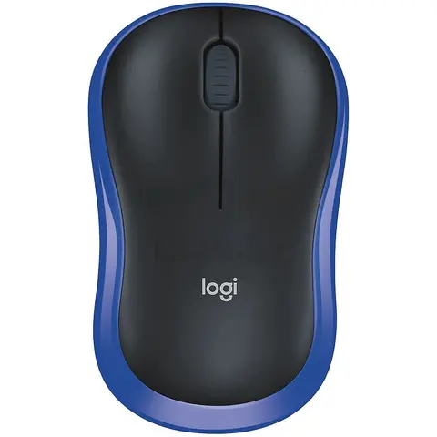 Мышь беспроводная Logitech M185 blue (USB, оптическая, 1000dpi, 2but) (910-002632)