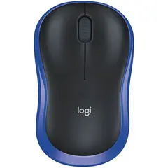 Мышь беспроводная Logitech M185 blue (USB, оптическая, 1000dpi, 2but) (910-002632)