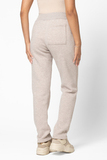 Утепленные спортивные брюки для беременных 12014 светлый какао меланж