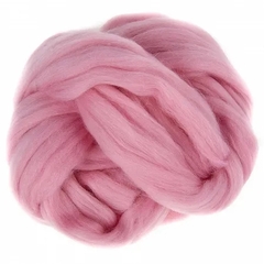 Шерсть для валяния "ПЕХОРКА", полутонкая шерсть 50г, камелия