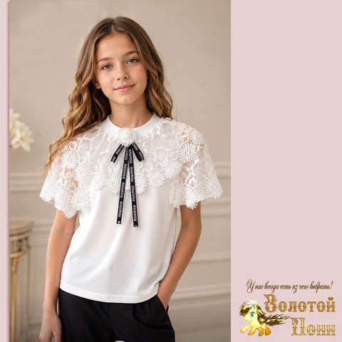 Блуза трикотаж д (7-11) 260620-R6004