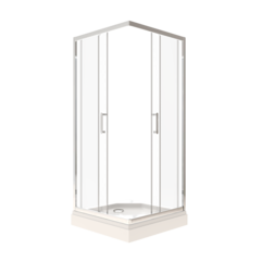 Душевое ограждение Triton Фикс-Хром 80х80