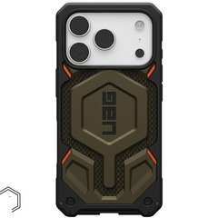 Чехол Uag Monarch Pro Case для iPhone 17 Pro, Зеленый | Kevlar Element Green