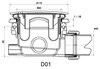 RGW 39241101-02 Сифон для душевых поддонов Velplex QYD-01 графит
