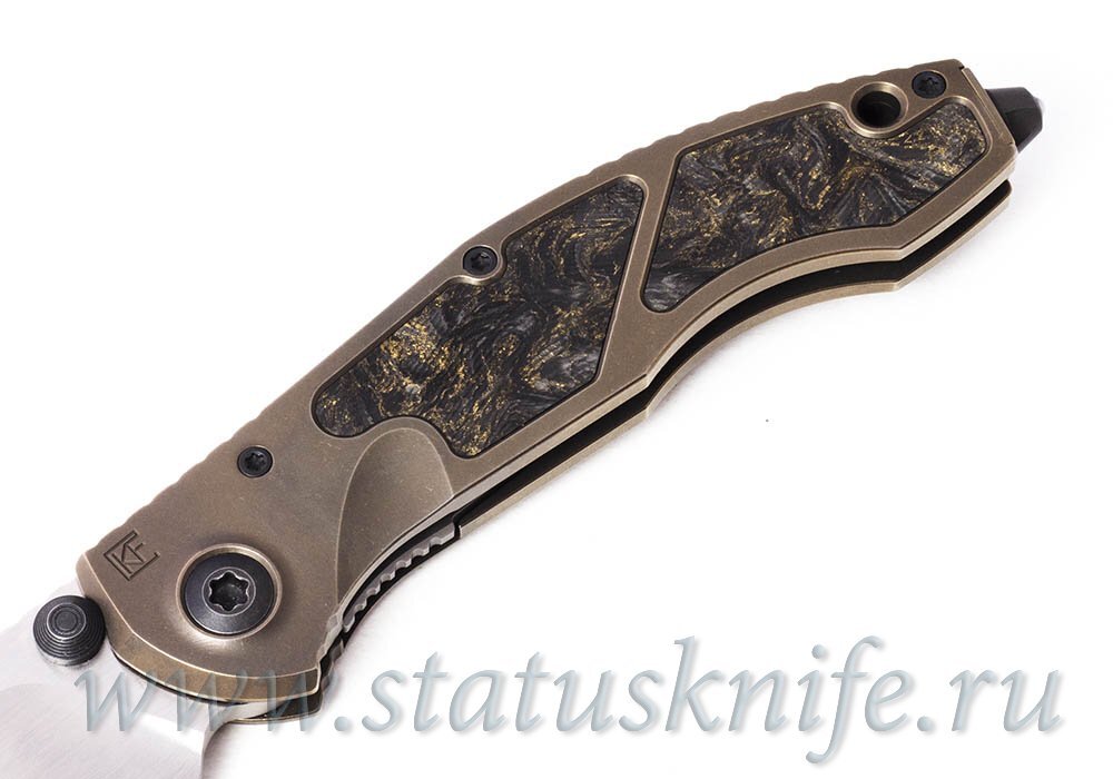 Нож CKF Sokosha (A.Marfione, А.Малышев, М390, титан, карбон)