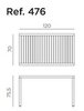 Стол пластиковый обеденный Nardi Cube 120x70, тортора